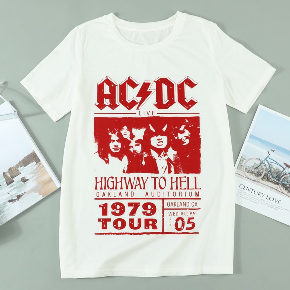 AC/DC 1979 HIGHWAY TO HELL Graphic Tee